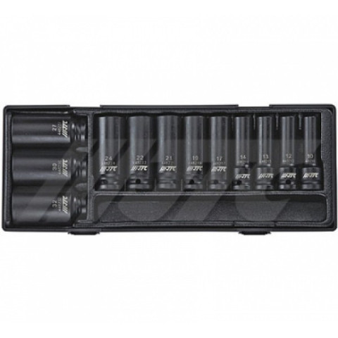 Набор головок ударных глубоких 1/2", 6гр. 12ед.