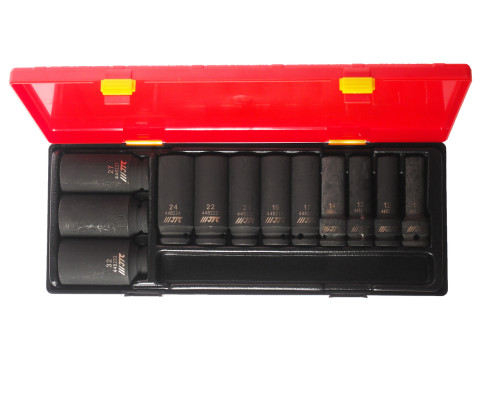 Набор головок ударных глубоких 1/2", 6гр. 12ед.