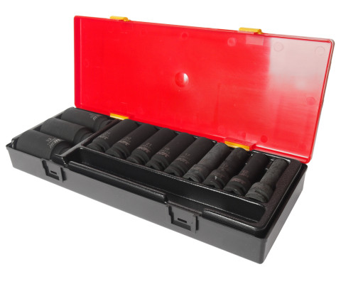 Набор головок ударных глубоких 1/2", 6гр. 12ед.