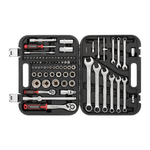 Набор инструментов 1/2" & 1/4", 82ед., Cr-V STORM INTERTOOL ET-8082