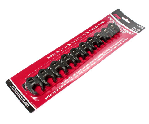 Набор ключей разрезных 3/8" 10-19мм 10ед