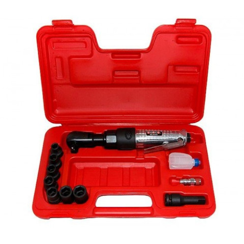 1/2" Пневмотрещотка с набором головок 6-гр. 11 пр. (код 4118-3)