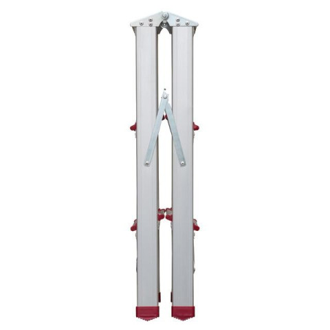 Стремянка алюминиевая двухсторонняя 3 ступени, высота 660мм INTERTOOL LT-1103