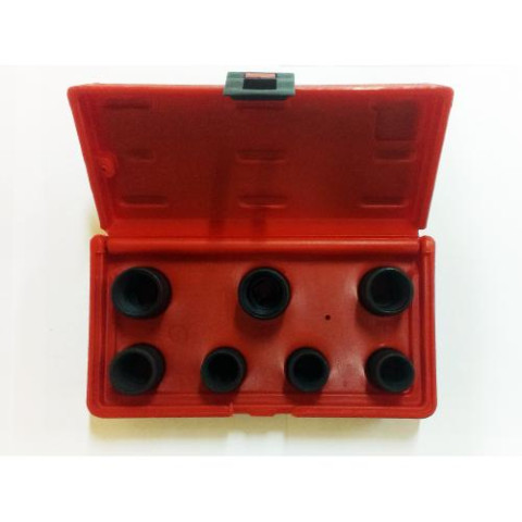 Набор спецголовок для гаек-секреток колесных 7 пр. (код 907U5)