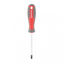 Отвертка крестовая PZ2*100 мм, CR-V INTERTOOL VT-3333