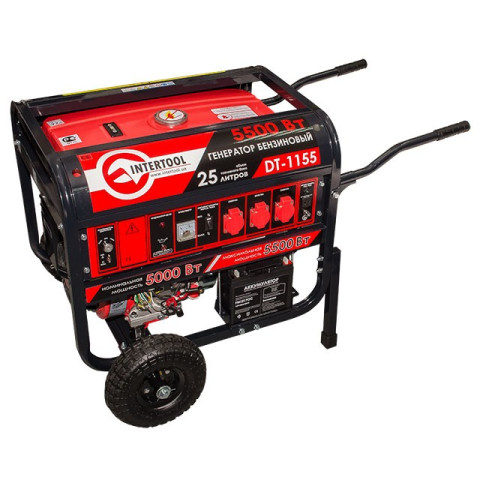 Генератор бензиновый INTERTOOL DT-1155