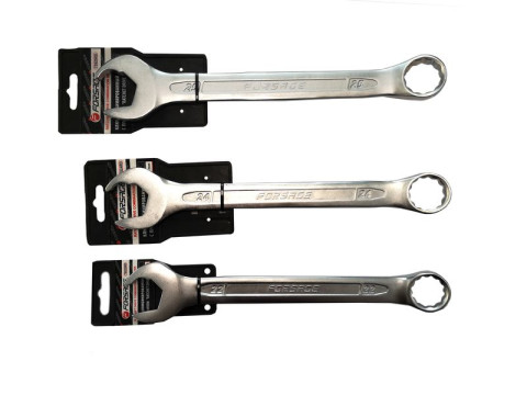 Ключ комбинированный с профилем "Ratchet drive" 11мм, на пластиковом держателе Forsage F-75511RD