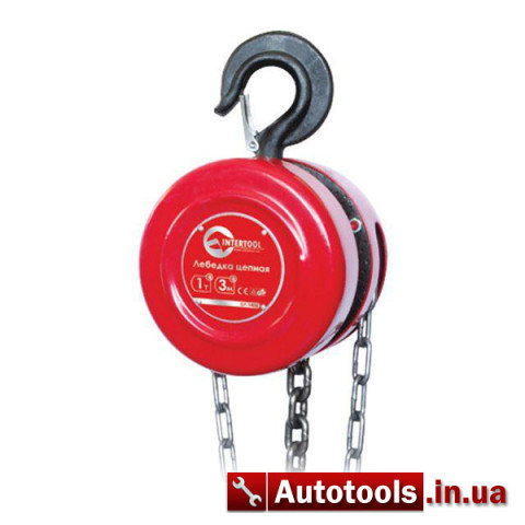 Лебедка цепная 1 т Intertool (Код GT1401)