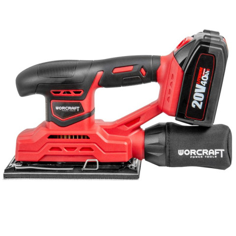 Аккумуляторная шлифмашина вибрационная WORCRAFT CFS-S20Li