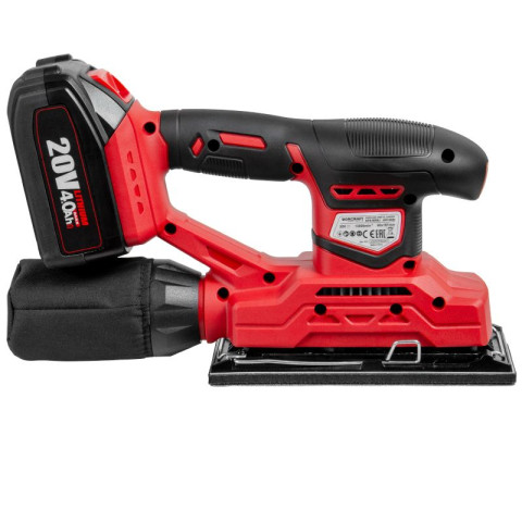 Аккумуляторная шлифмашина вибрационная WORCRAFT CFS-S20Li