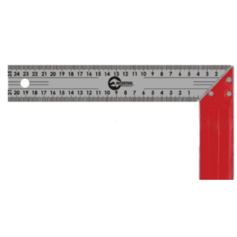 Угольник строительный 250мм INTERTOOL MT-2026
