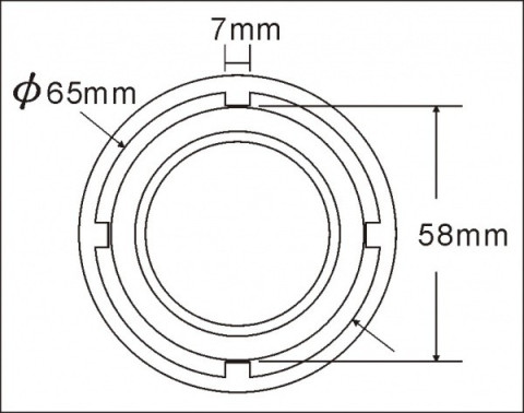 Головка для гаек 8-скоростной КПП SCANIA