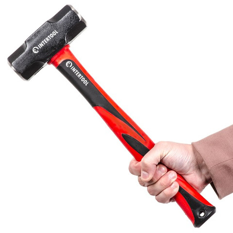 Кувалда 1500г ручка из фибергласса INTERTOOL HT-0241