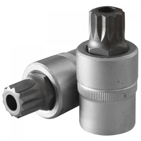 1/2 Головка-бита Spline с отверстием М16, L=55 мм (FORCE 34805516T)