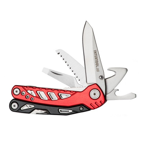 Мультиинструмент 180 мм, 11 в 1 INTERTOOL HT-0542
