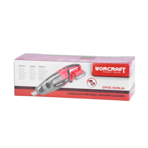 Аккумуляторный пылесос ручной WORCRAFT CPVC-S20LiA