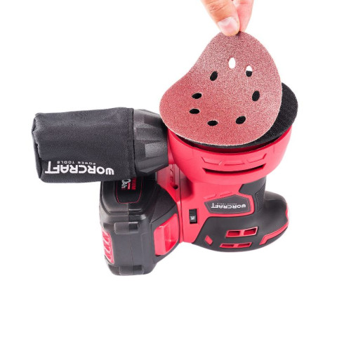 Аккумуляторная шлифмашина эксцентриковая WORCRAFT CRS-S20Li