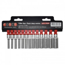 1/4" Набор головок 6-гранных глубоких 13 пр. (код 2138-5)
