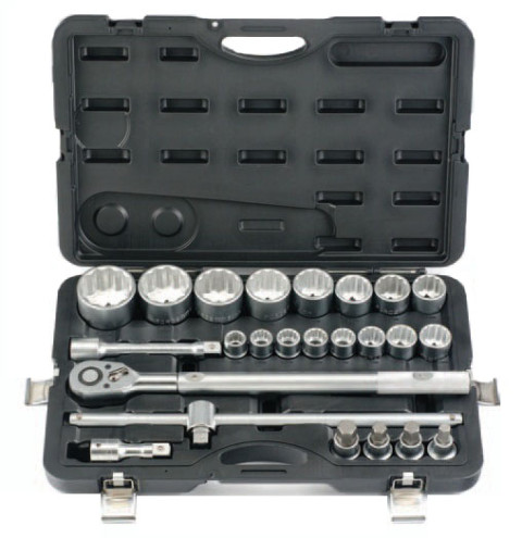 3/4" Набор инструмента 12-гранный 24 пр. (код 6241)