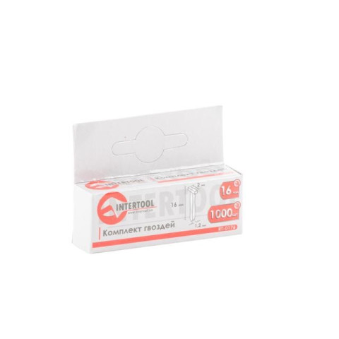 Комплект гвоздей 16мм INTERTOOL RT-0176
