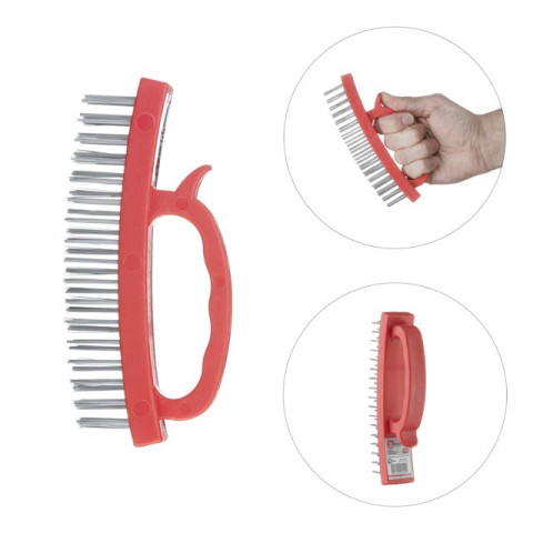 Щетка ручная для зачистки ржавчины INTERTOOL BT-0010