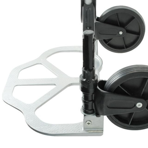 Тележка ручная складная до 80 кг, 450*485*1090, колеса 170 мм, (алюминиевая) INTERTOOL LT-9010