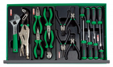 Тележка с инструментом передвижная TOPTUL 5 секций 157ед. GCAJ0006