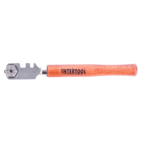 Стеклорез с 6-ю роликами INTERTOOL HT-0521