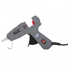 Пистолет клеевой 20(65)Вт, 230В, 180-195°C под стержни 7-7.5 мм, 5-13 г/мин., выключатель. INTERTOOL RT-1101