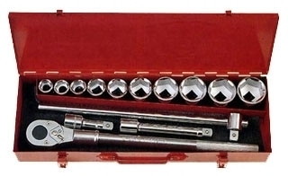 3/4" Набор инструмента 6-гранный 14 пр. (22-50 мм) (код 6141-5)