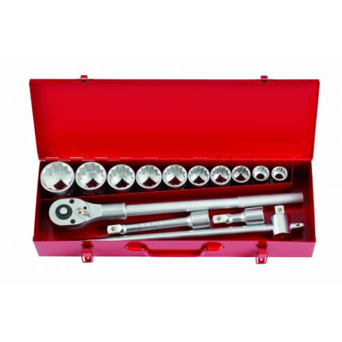 3/4" Набор инструмента 6-гранный 14 пр. (22-50 мм) (код 6141-5)