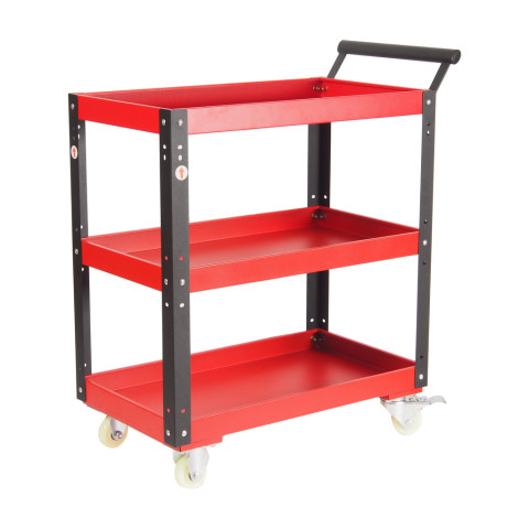 Тележка на колесах 3 секции (серая)