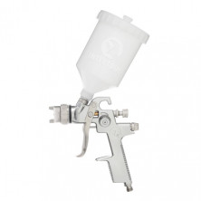 Краскопульт пневматический HVLP, верхний пластиковый бачок INTERTOOL PT-0103