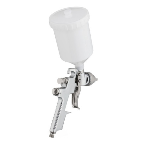 Краскопульт пневматический HVLP, верхний пластиковый бачок INTERTOOL PT-0103