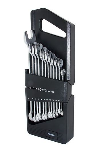 Набор ключей рожково-накидных 12 пр. (8-22 мм) (код 5123)