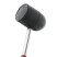 Киянка резиновая 1250г. 90мм. черная резина, металлическая ручка. INTERTOOL HT-0228