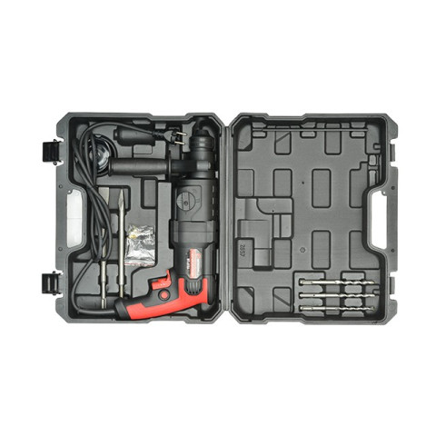 Перфоратор 1000 Вт, 3.5 Дж, 0-1100 об/мин, 0-4700 уд/мин, 3 режима INTERTOOL WT-0156