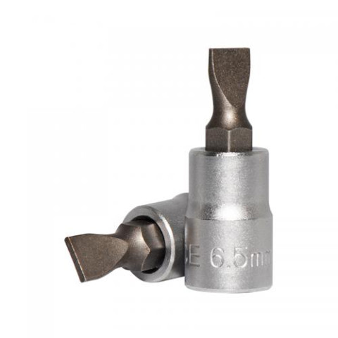 1/4 Головка-бита шлицевая (SL) 6.5 мм, L=32 мм (FORCE 32332065)