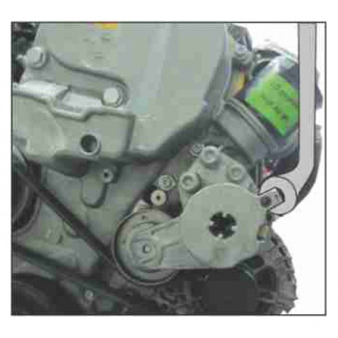 Ключ для промежуточного шкива VAG