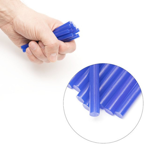 Комплект голубых клеевых стержней 7.4мм*100мм, 12шт. INTERTOOL RT-1054