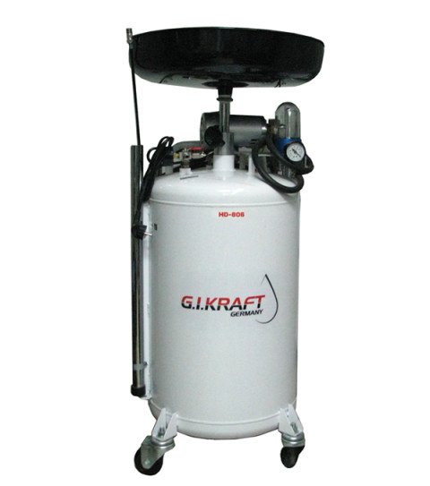 HD-806 Установка для слива и откачки масла с пневмонасосом (G.I.KRAFT Germany)