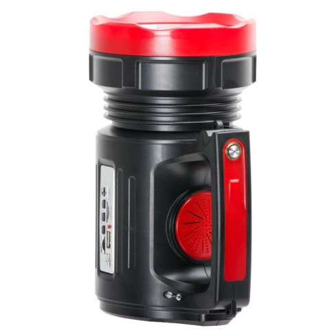 Фонарь аккумуляторный 1LED 5W + 22 SMD INTERTOOL LB-0104