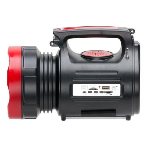 Фонарь аккумуляторный 1LED 5W + 22 SMD INTERTOOL LB-0104