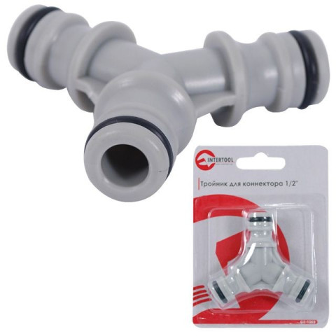 Тройник для конектора 1/2" INTERTOOL GE-1003