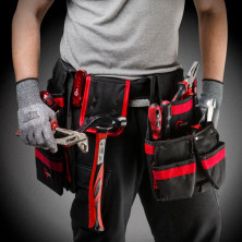 Сумка поясная слесарно-строительная INTERTOOL SP-1011