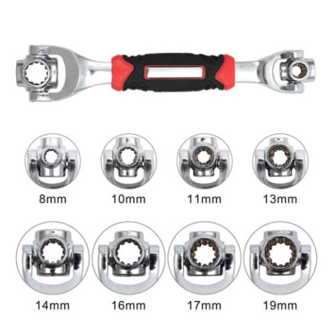Ключ гаечный 48-в-1 универсальный в блистере WMC TOOLS (WT-1481U)