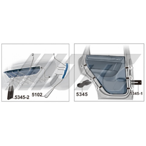 Набор для демонтажа декоративных панелей VW, AUDI