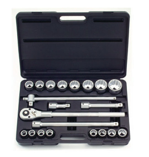 3/4" Набор инструмента 6-гранный 20 пр. (пластиковый кейс) (код 6201B-5)