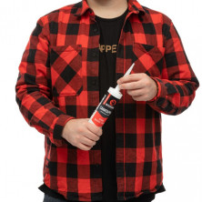 Герметик силиконовый санитарный, прозрачный, 300мл/320г INTERTOOL FS-3030