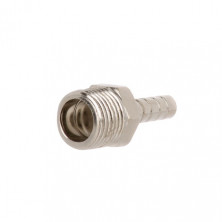 Переходник с наружной резьбой 1/4 на шланг 6мм INTERTOOL PT-1843